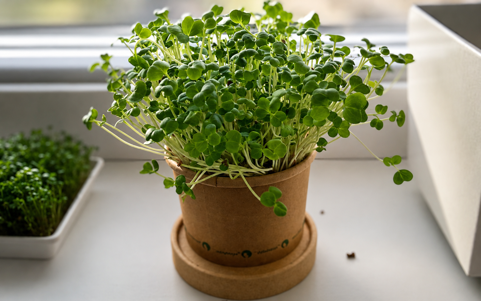 Snadné pěstování microgreens na parapetu